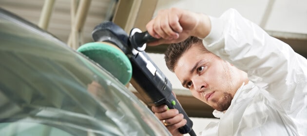 Die Reparatur von Kratzern